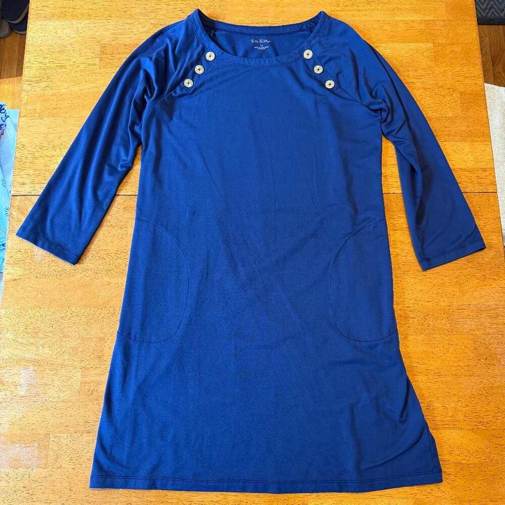 Lilly Pulitzer True Navy Medium Kaelin Dress